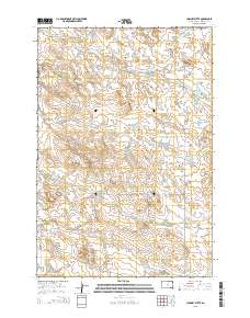 2015 Map of Chimney Butte, 2015 Print