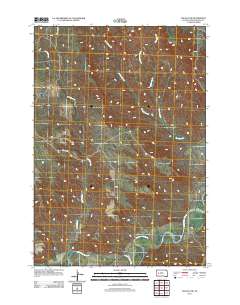 2012 Map of Dalzell NW, 2012 Print