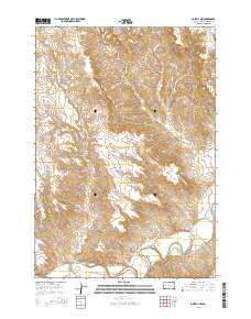 2015 Map of Dalzell NW, 2015 Print