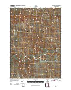 2012 Map of Deep Creek NW, 2012 Print