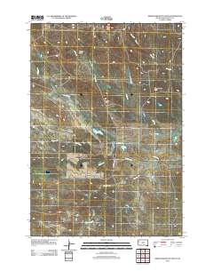 2012 Map of Deers Ears Butte South, 2012 Print