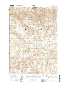 2015 Map of Deers Ears Butte South, 2015 Print