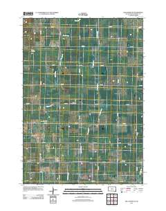 2012 Map of Dell Rapids NE, 2012 Print