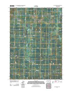2012 Map of Dell Rapids SE, 2012 Print