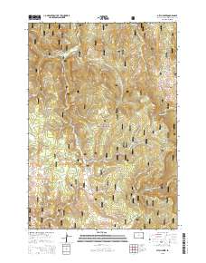 2015 Map of Ditch Creek, 2015 Print