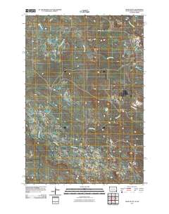 2011 Map of Dogie Butte, 2011 Print