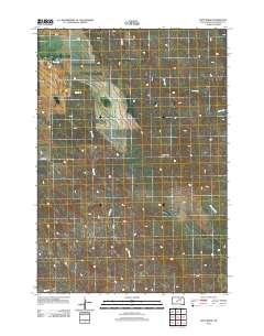 2012 Map of Doty Ridge, 2012 Print