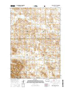 2015 Map of Eagles Nest Butte, 2015 Print