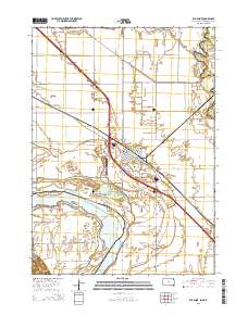 2015 Map of Elk Point, 2015 Print