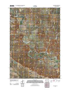 2012 Map of Elm Creek, 2012 Print