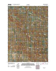 2012 Map of Enning, 2012 Print
