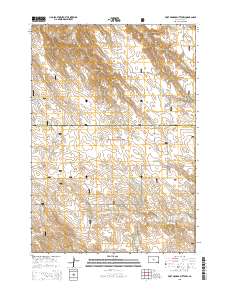 2015 Map of Fort George Butte NW, 2015 Print