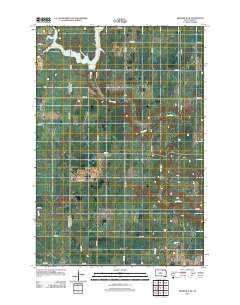2012 Map of Frederick SW, 2012 Print