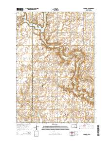 2015 Map of Frederick SW, 2015 Print