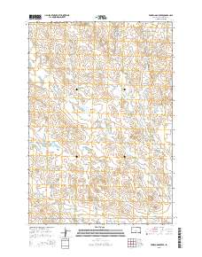 2015 Map of Frozen Man Creek, 2015 Print