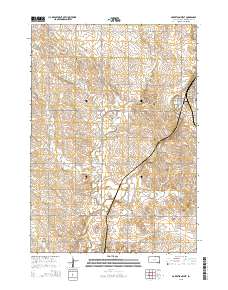2015 Map of Garretson West, 2015 Print