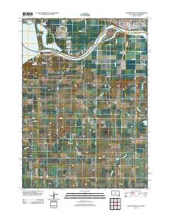2012 Map of Gavins Point Dam, 2012 Print