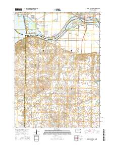 2015 Map of Gavins Point Dam, 2015 Print