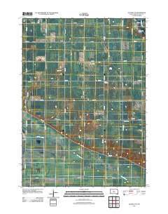 2012 Map of Gayville NE, 2012 Print