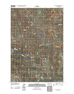 2012 Map of Granger Creek, 2012 Print