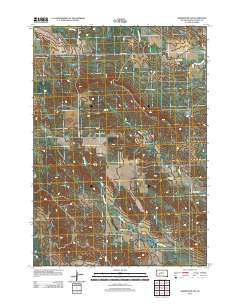 2012 Map of Grindstone SW, 2012 Print