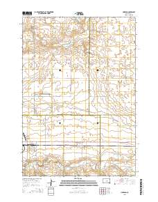2015 Map of Harrold, 2015 Print