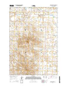 2015 Map of Haystack Butte, 2015 Print