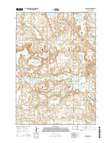 2015 Map of Heggs Lake, 2015 Print