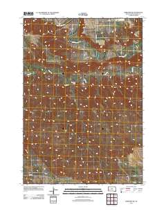 2012 Map of Hereford SW, 2012 Print