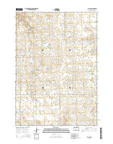 2015 Map of Hilland, 2015 Print