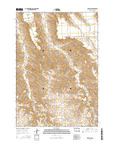 2015 Map of Hilland NW, 2015 Print