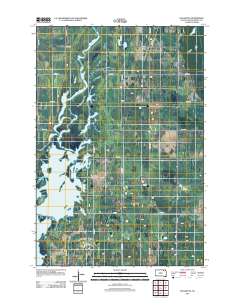 2012 Map of Houghton, 2012 Print