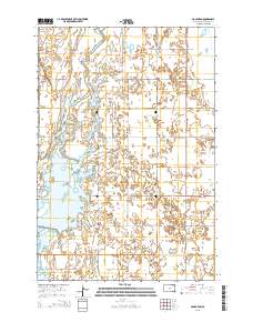 2015 Map of Houghton, 2015 Print