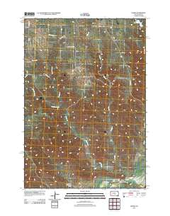 2012 Map of Howes, 2012 Print