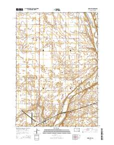 2015 Map of Huron NW, 2015 Print