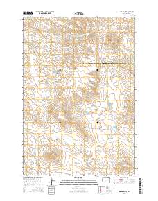2015 Map of Indian Butte, 2015 Print