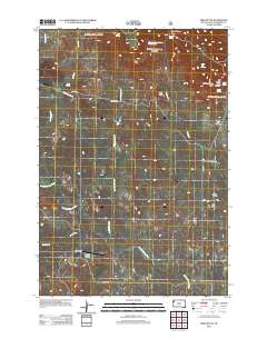 2012 Map of Irish Butte, 2012 Print