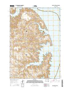 2015 Map of Iron Post Buttes, 2015 Print
