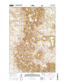 2015 Map of J B Hill, 2015 Print