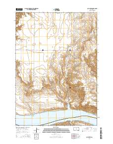 2015 Map of Joe Creek, 2015 Print