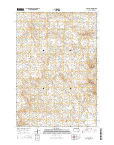 2015 Map of Lahti Butte, 2015 Print