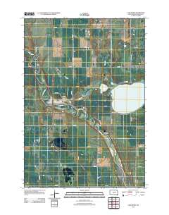 2012 Map of Lake Byron, 2012 Print