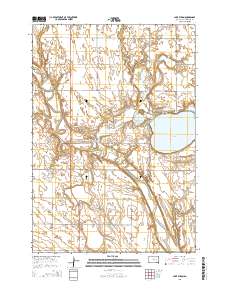 2015 Map of Lake Byron, 2015 Print
