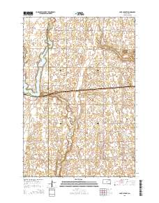 2015 Map of Lake Parmley, 2015 Print