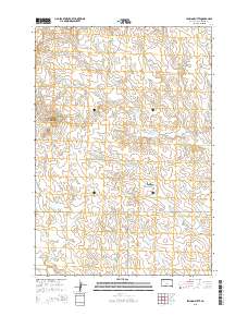 2015 Map of Lemmon Butte, 2015 Print