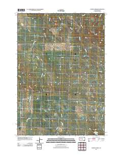 2012 Map of Lemmon Creek, 2012 Print