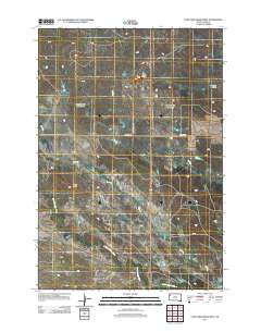 2012 Map of Lone Tree Draw West, 2012 Print