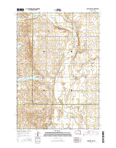 2015 Map of Lonesome Lake, 2015 Print