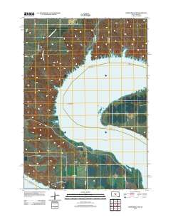 2012 Map of Lower Brule NW, 2012 Print