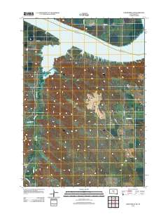 2012 Map of Lower Brule SW, 2012 Print